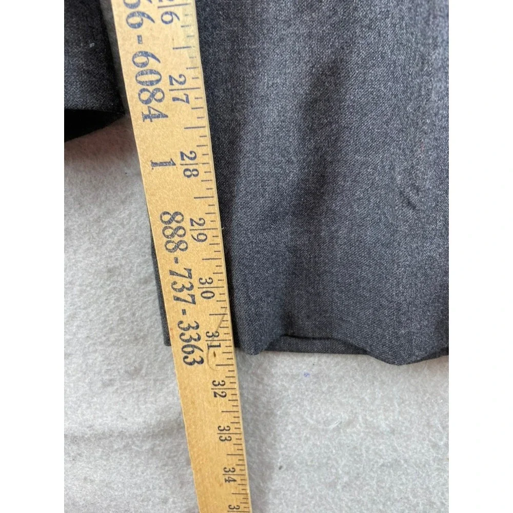 Banana Republic Dress Pants Mens 34x32 Grey Tailored Slim Fit Wool Career Office